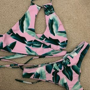 Shein Tropical Bikini Set